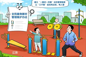 （圖表·漫畫）健全健身器材維護機制